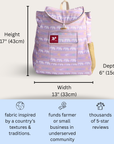 Laos Backpack Tote