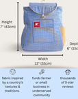 Myanmar Backpack Tote