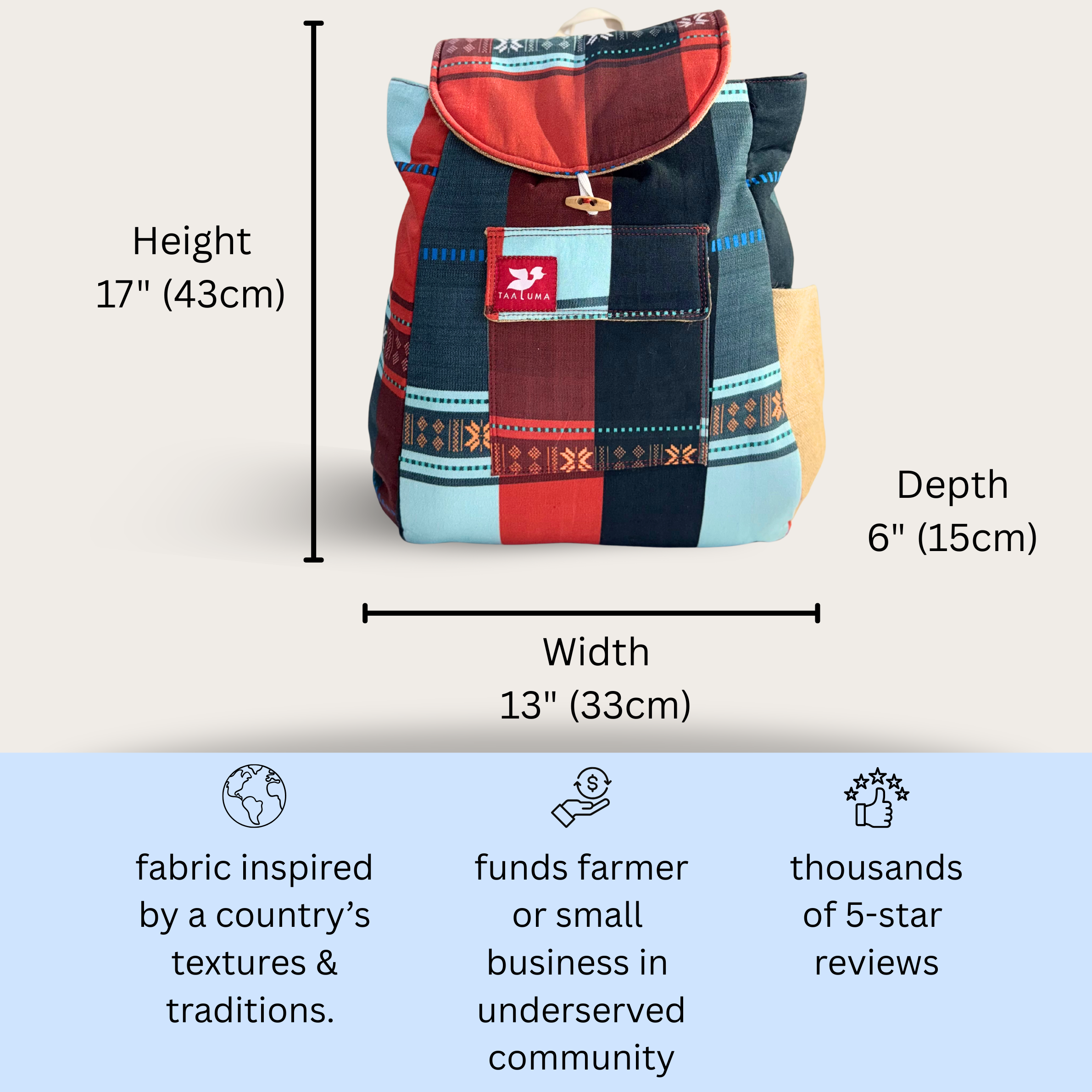 Vietnam Backpack Tote
